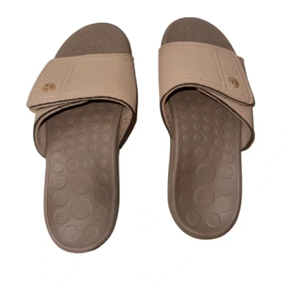 VIONIC ORTHOTIC Kiwi Motion control tan sandals men’s shoes size 8 women’s 10 - Picture 13 of 13